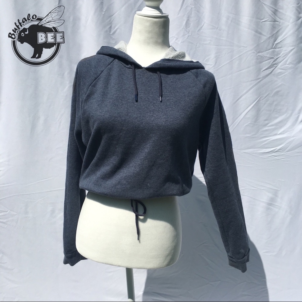 Guess Los Angeles blue/grey logo hoodie size Large
